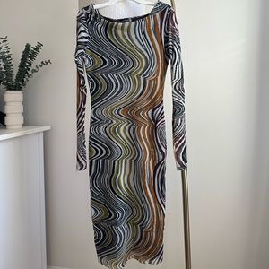Petit Pois Psychedelic Swirl Dress